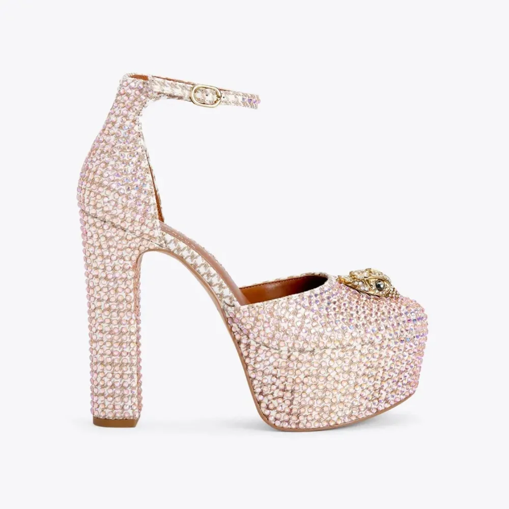 NWT! Kurt Geiger KENSINGTON PLATFORM Bling Heels - SOLD OUT! - Picture 10 of 13